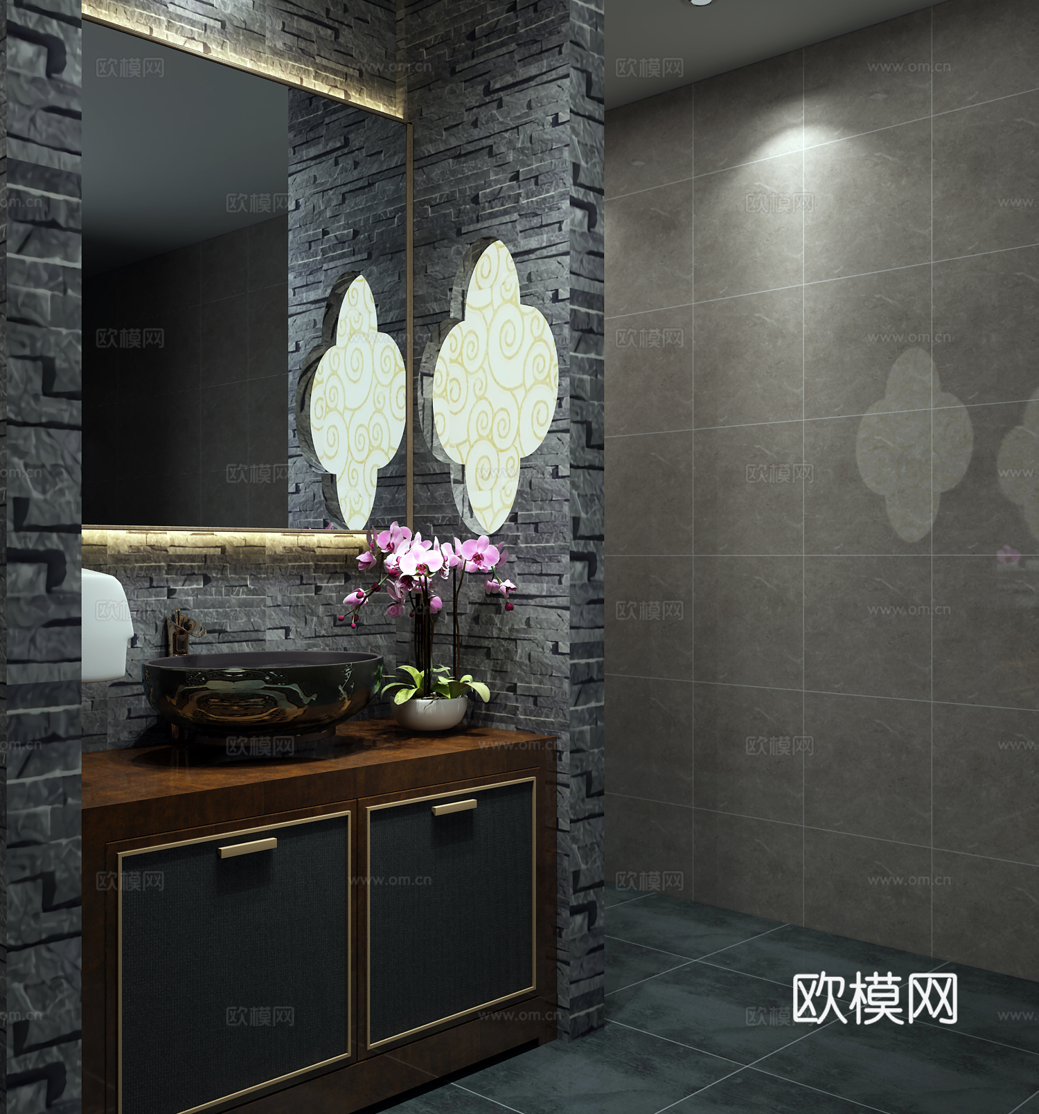 公共卫生间模型3d模型