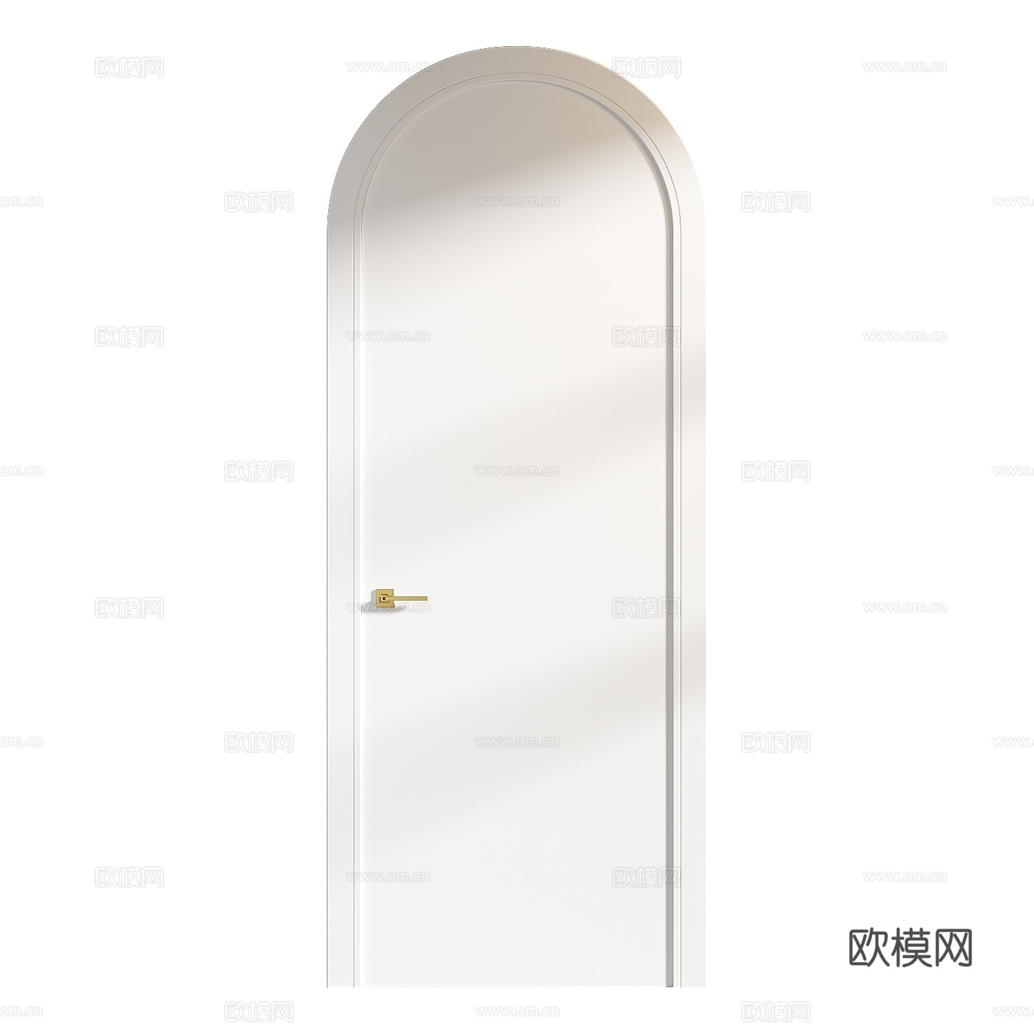 现代奶油风 Mona 拱形门3d模型