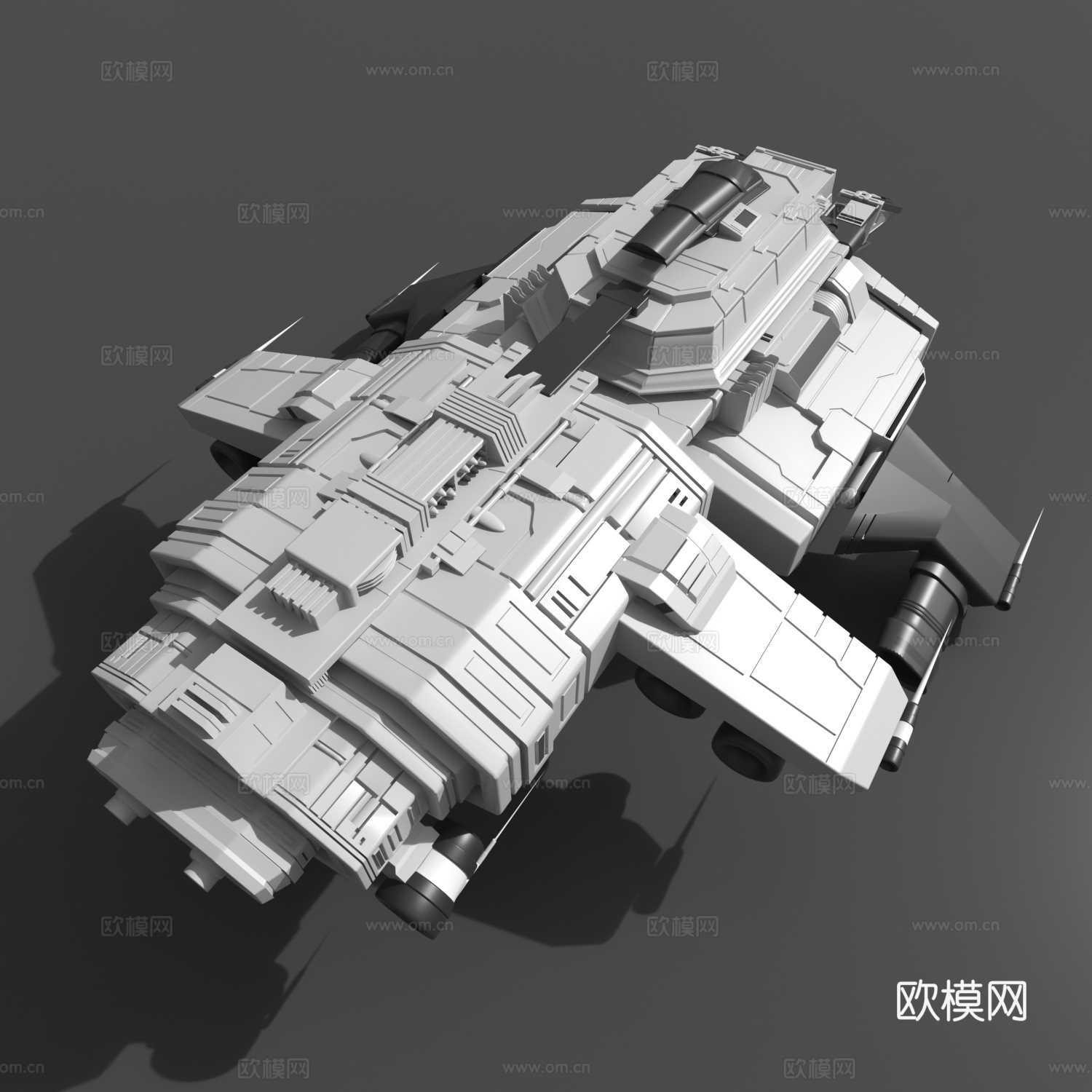 太空飞船3d模型