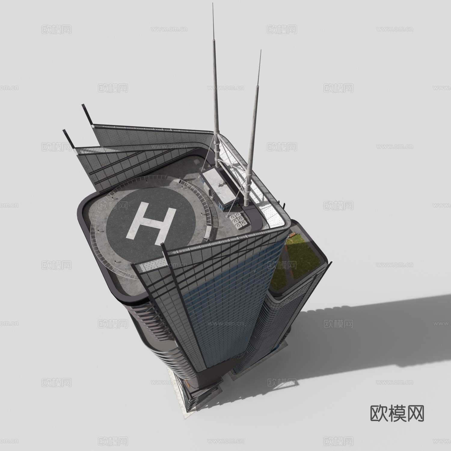 塞朋克大厦3d模型