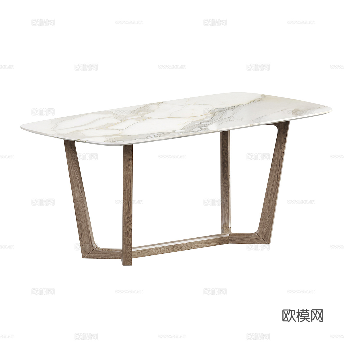 新中式餐桌椅组合3d模型
