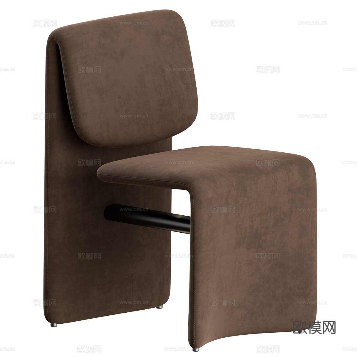现代意式 Bonaldo 布艺椅子3d模型