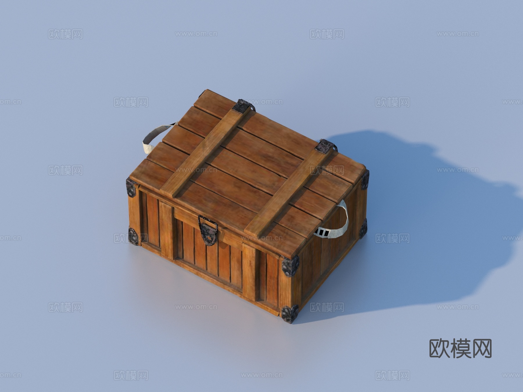 木箱 箱子 包装箱 物流箱 快递箱3d模型