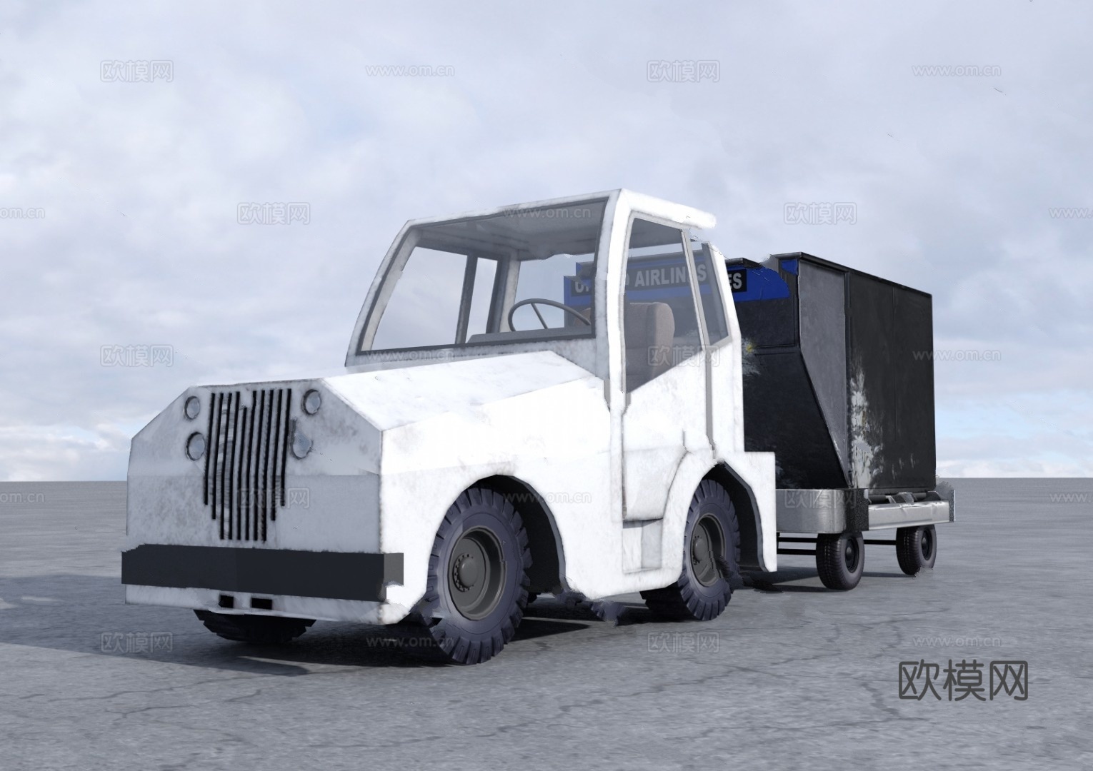 卡车 皮卡模型3d模型