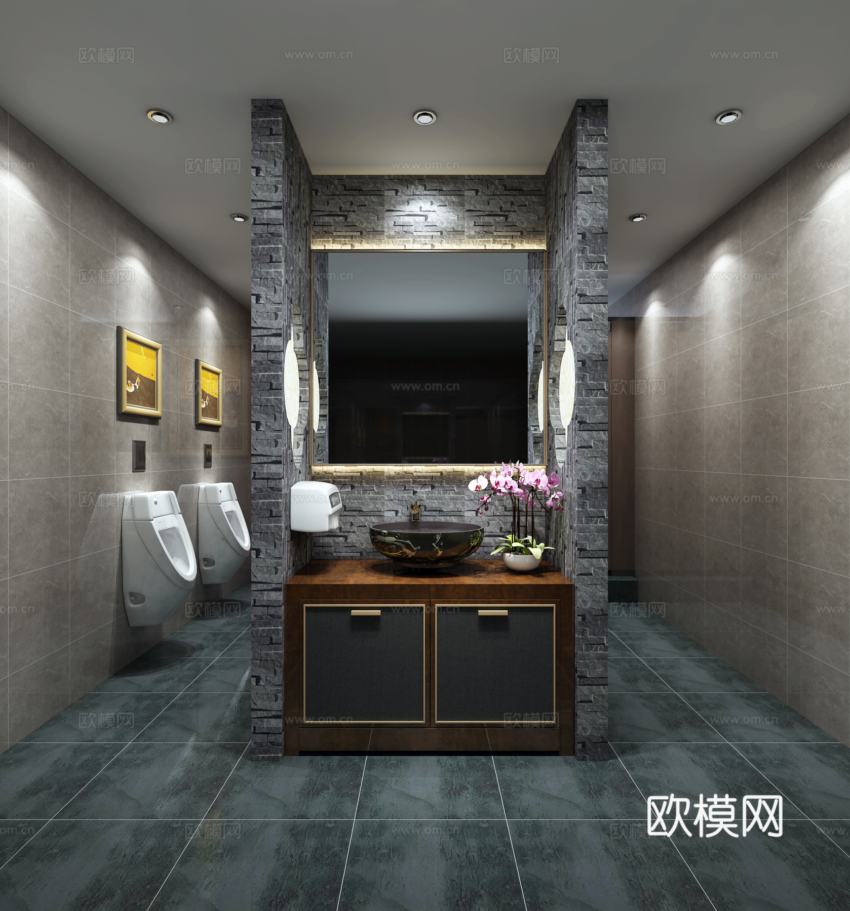 公共卫生间模型3d模型