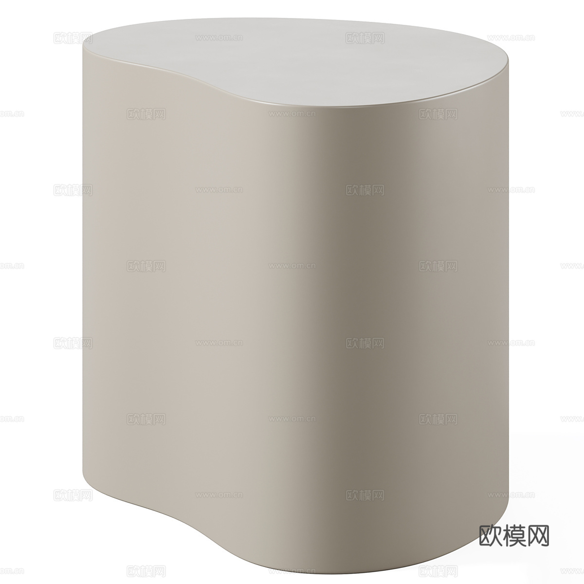 现代意式极简 YAGO 异形茶几组合3d模型