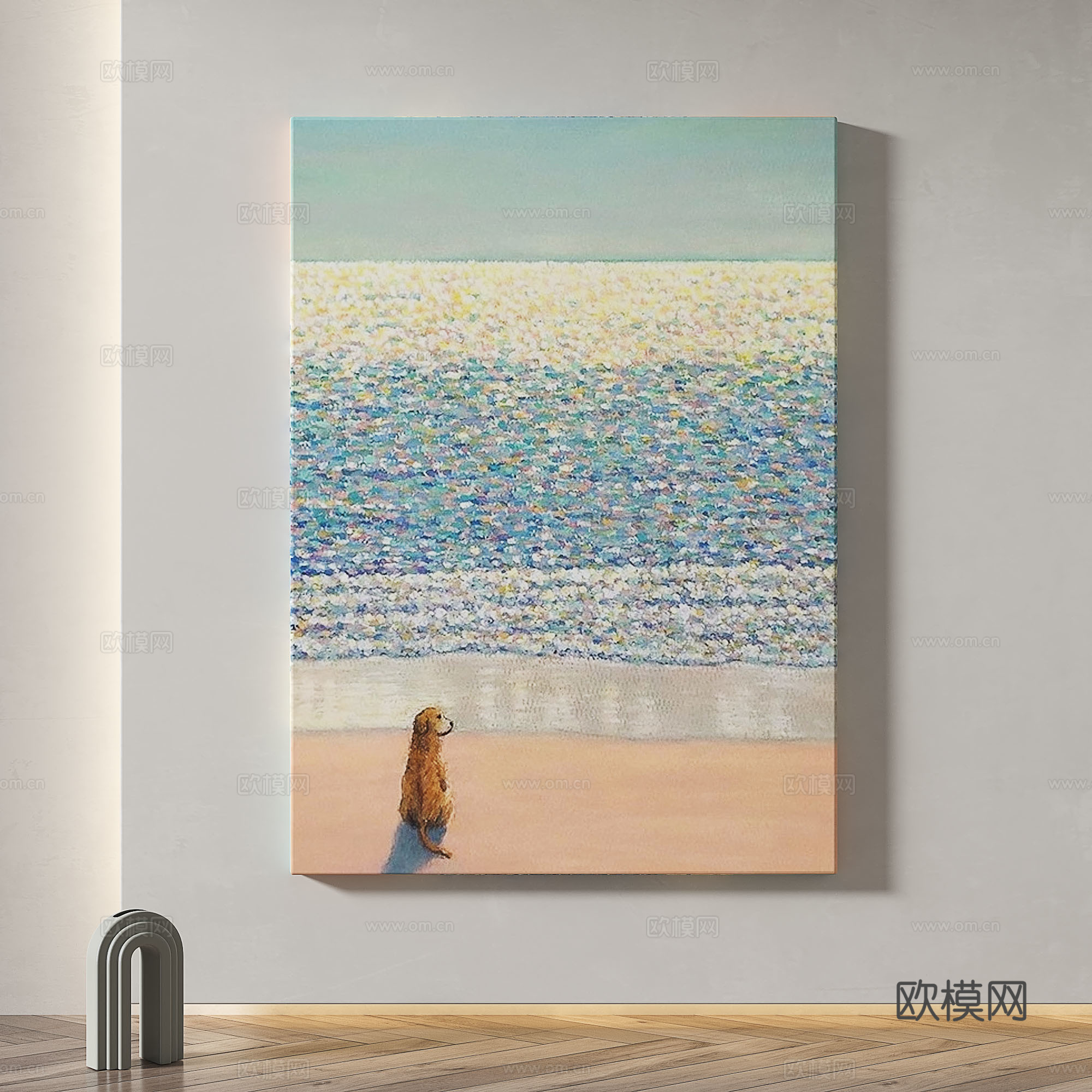 现代，简约，抽象，轻奢，侘寂，肌理，装饰画3d模型