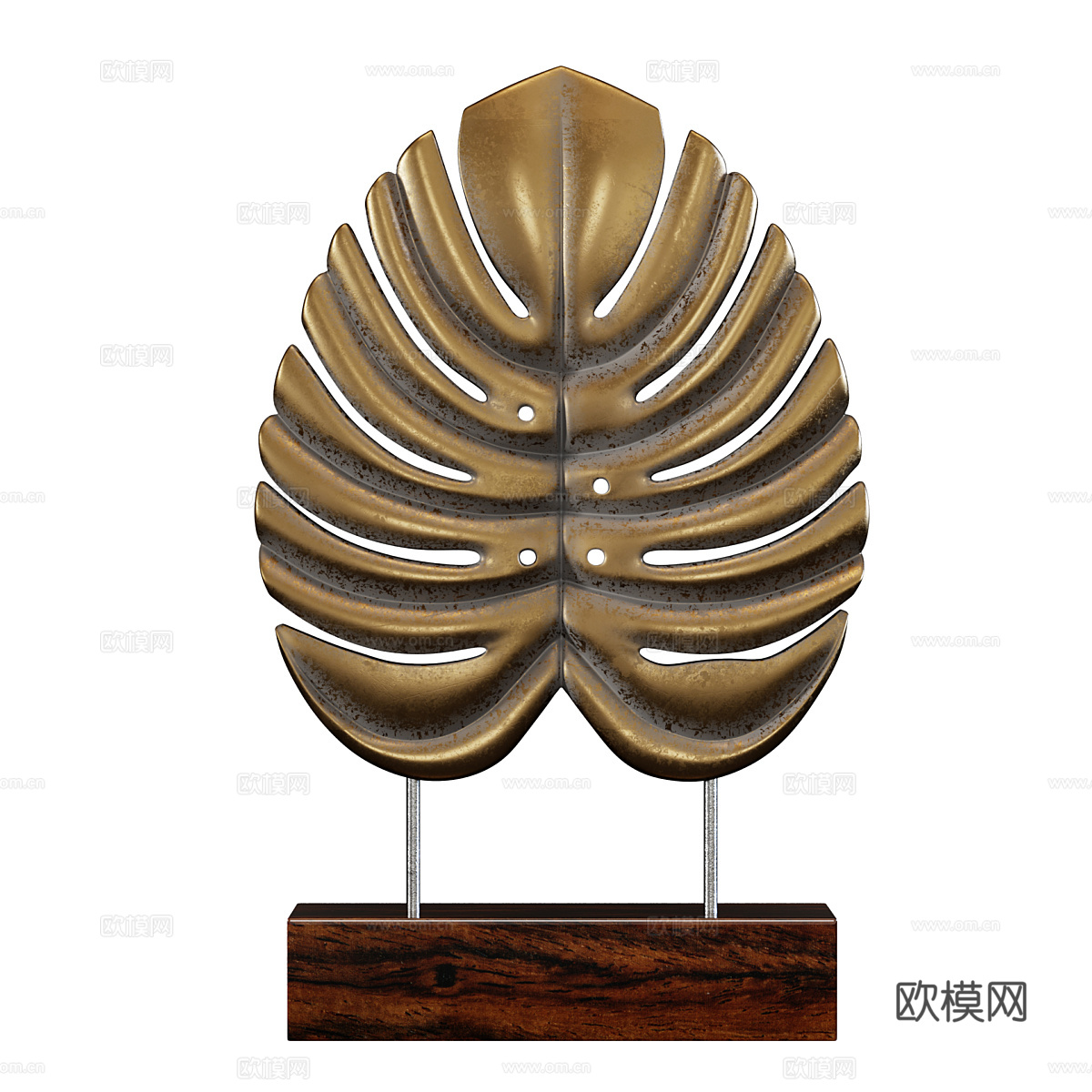 新中式轻奢雕塑饰品摆件3d模型