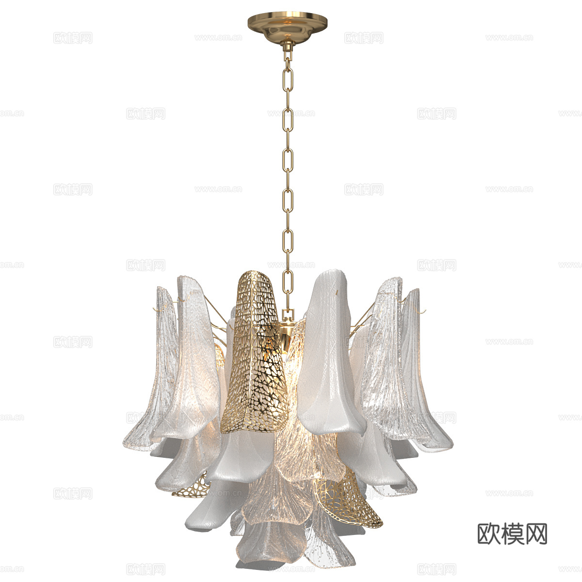 现代简约轻奢吊灯 吊灯 简约吊灯 餐厅吊灯 灯3d模型