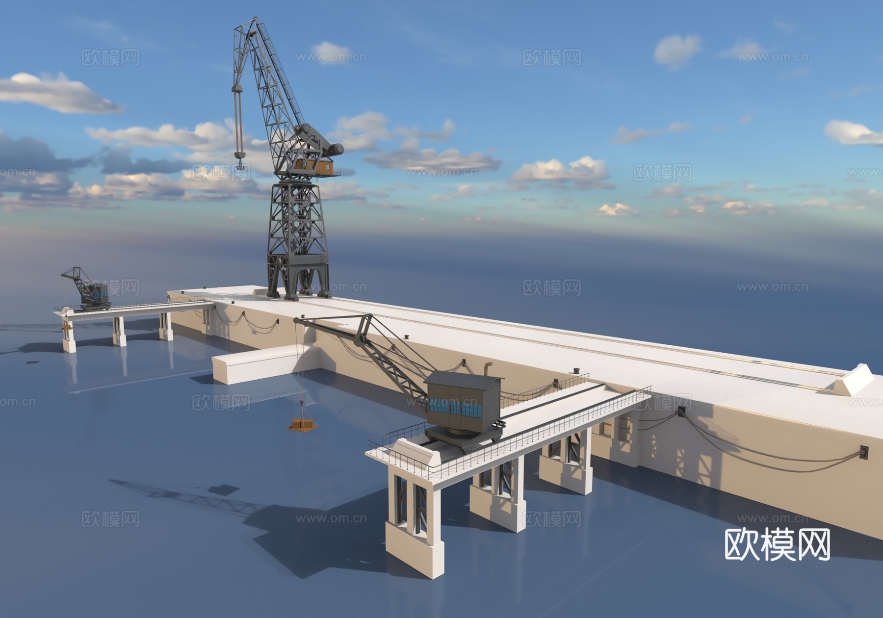工厂建筑 建筑外观 复古建筑3d模型