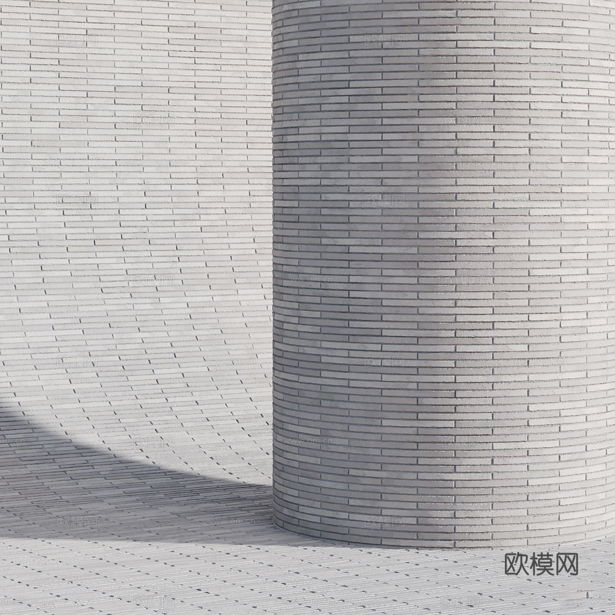 砖墙3d模型