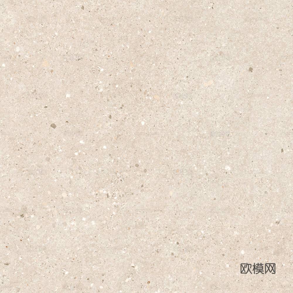 现代新中式水泥墙_奶色_水泥墙_水磨石_墙壁_无缝贴图