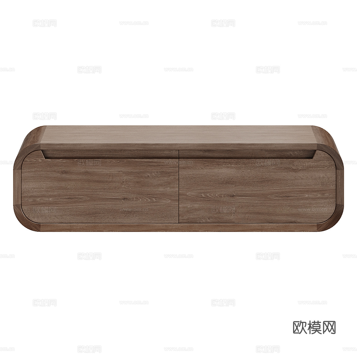 现代意式实木茶几 电视柜3d模型