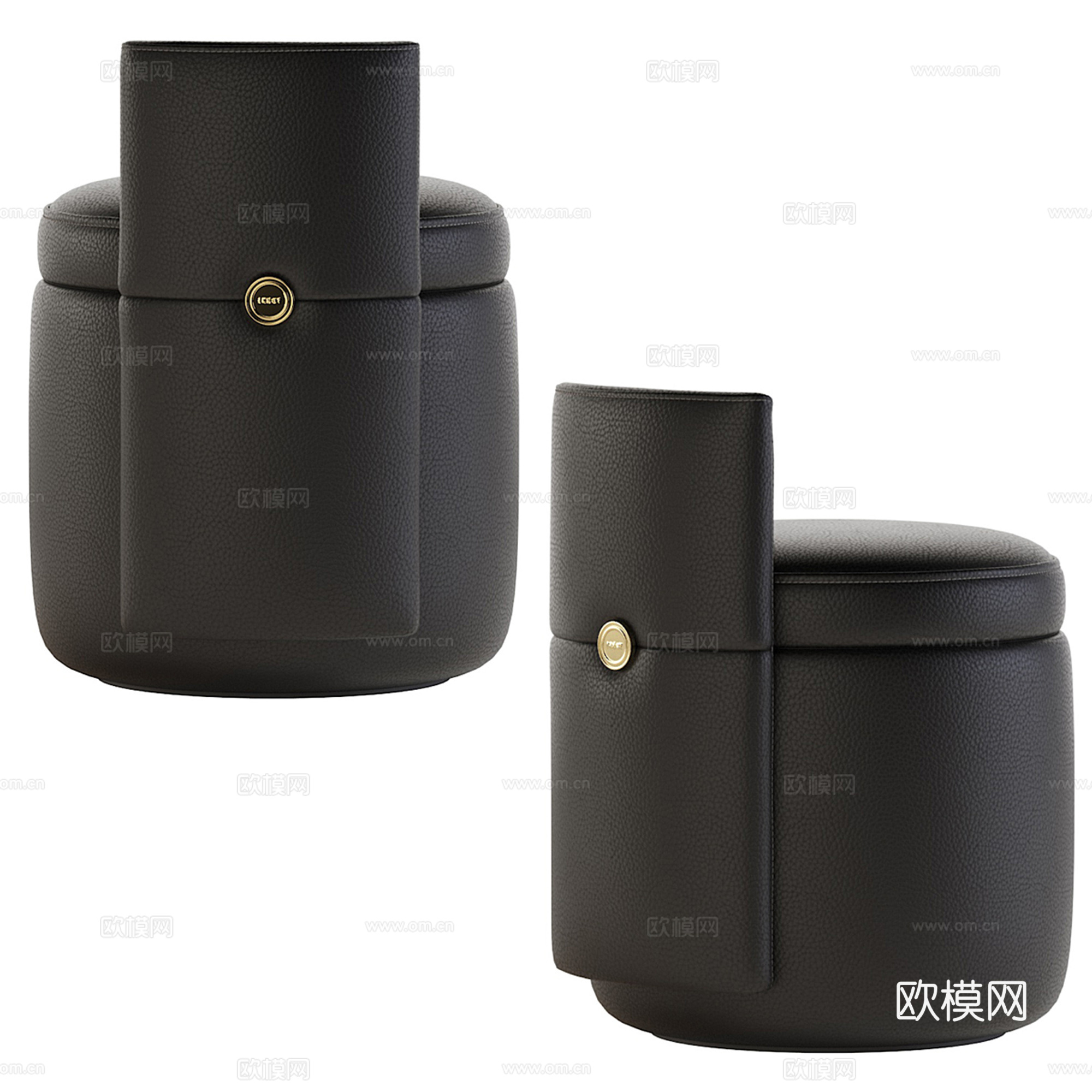 梳妆椅 单椅 梳妆凳3d模型