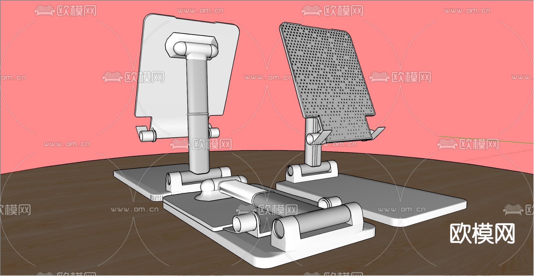 手机支架 平板支架su模型下载（渲染图2）