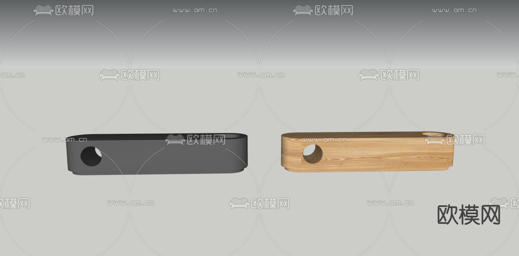 装饰凳 换鞋凳 条凳su模型下载（渲染图1）