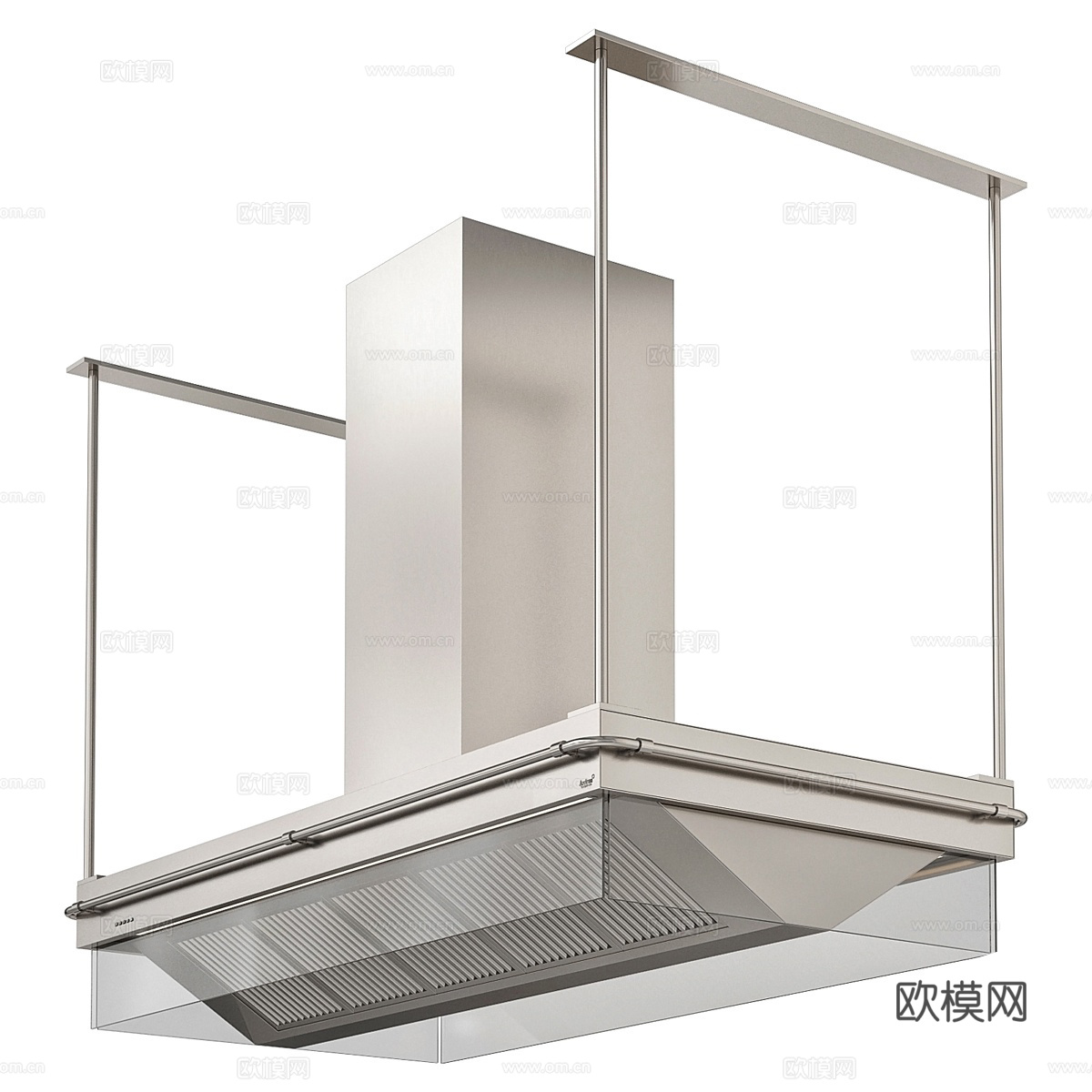 现代抽油烟机3d模型
