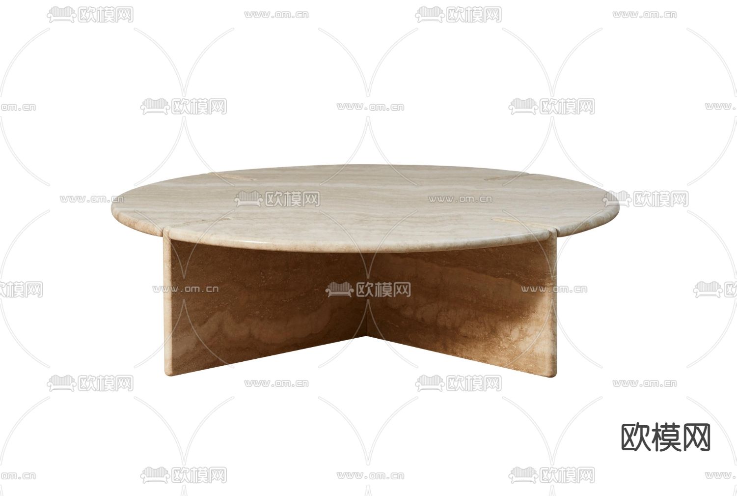 中古茶几su模型下载（渲染图2）