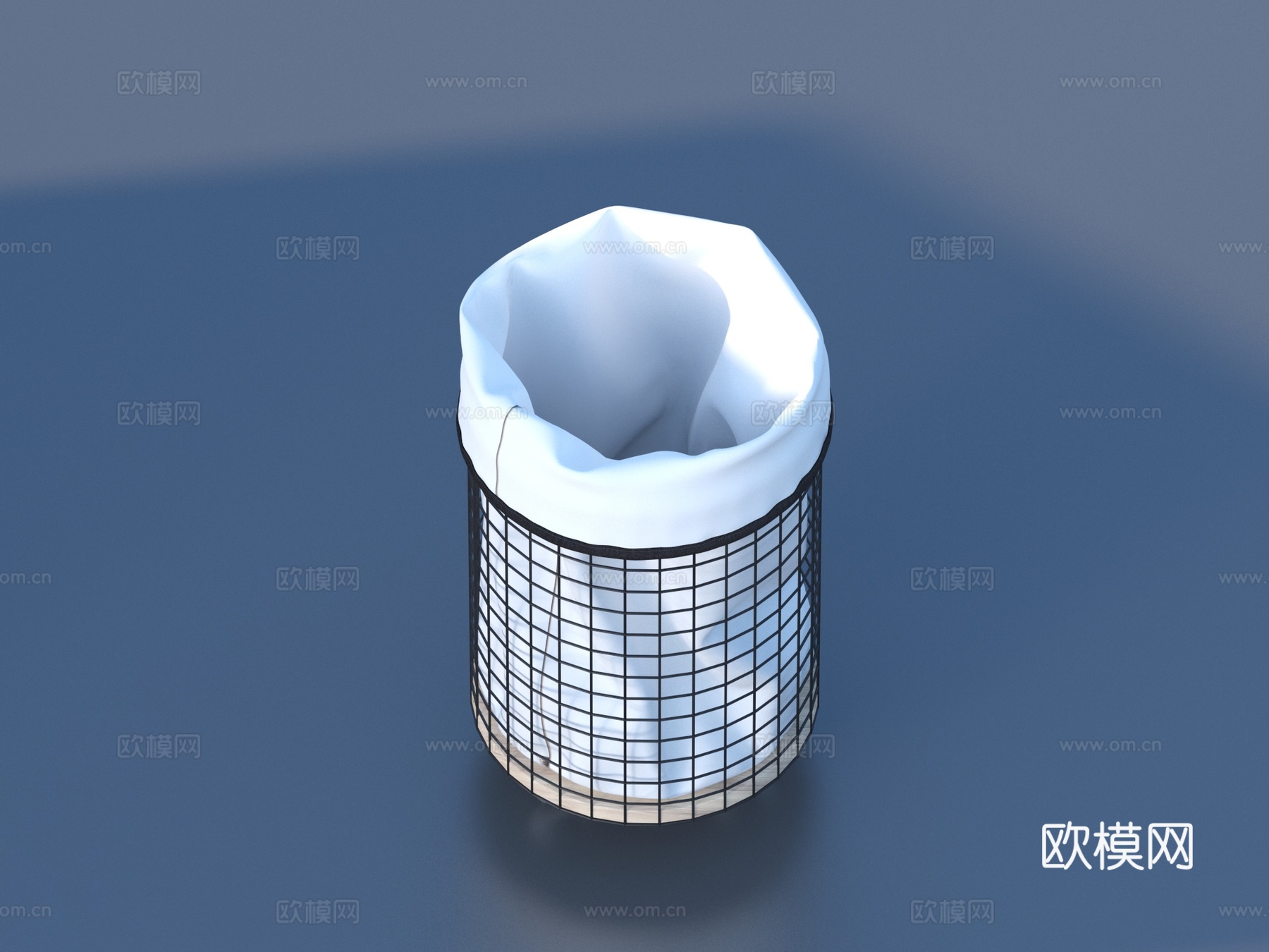 收纳筐 收纳箱 置物筐3d模型