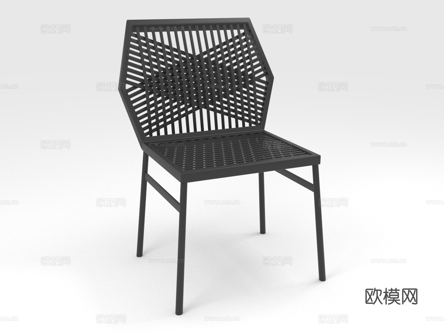 休闲椅 铁艺椅 椅子 座椅3d模型