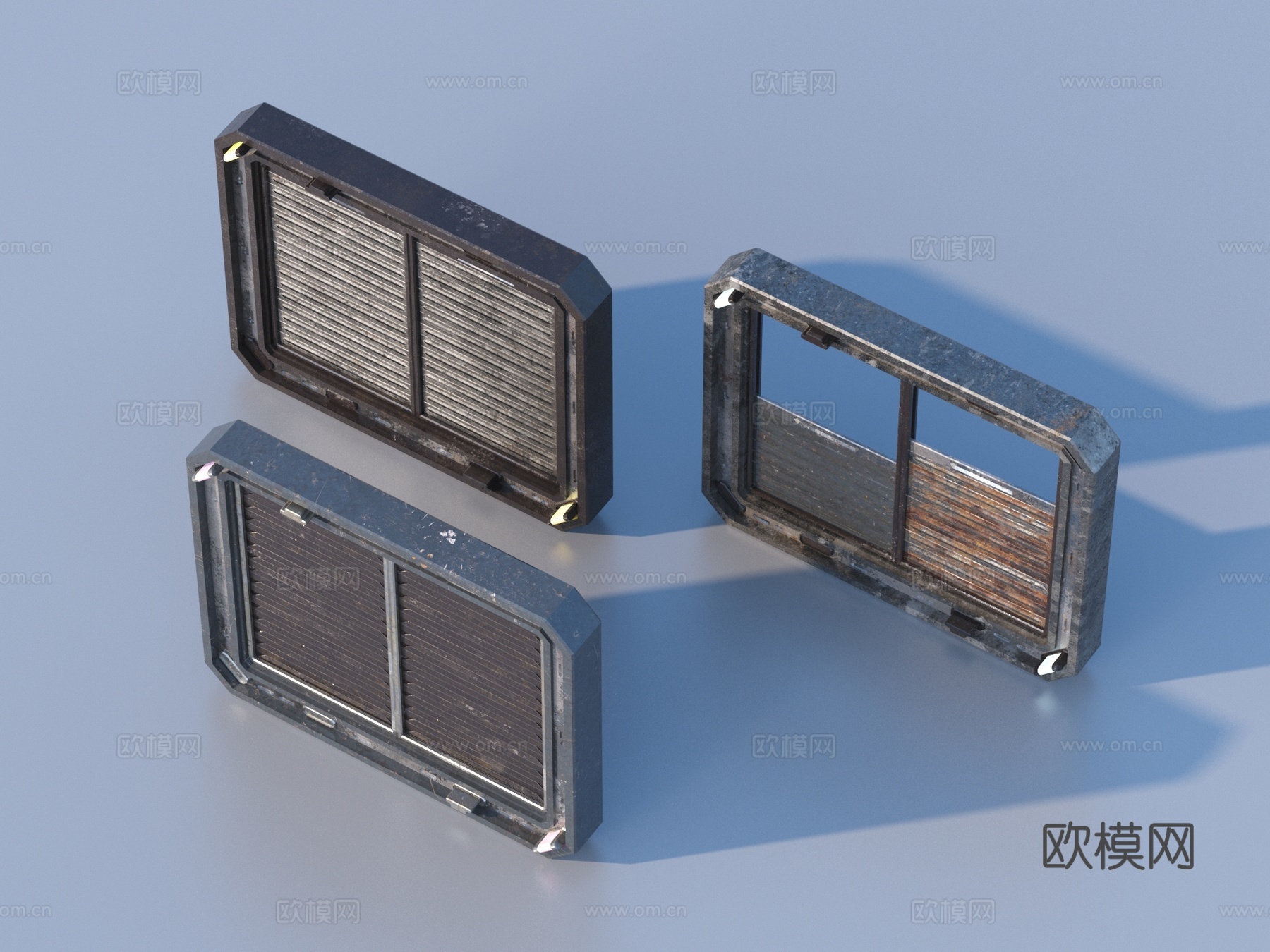 窗 五金件 构件3d模型
