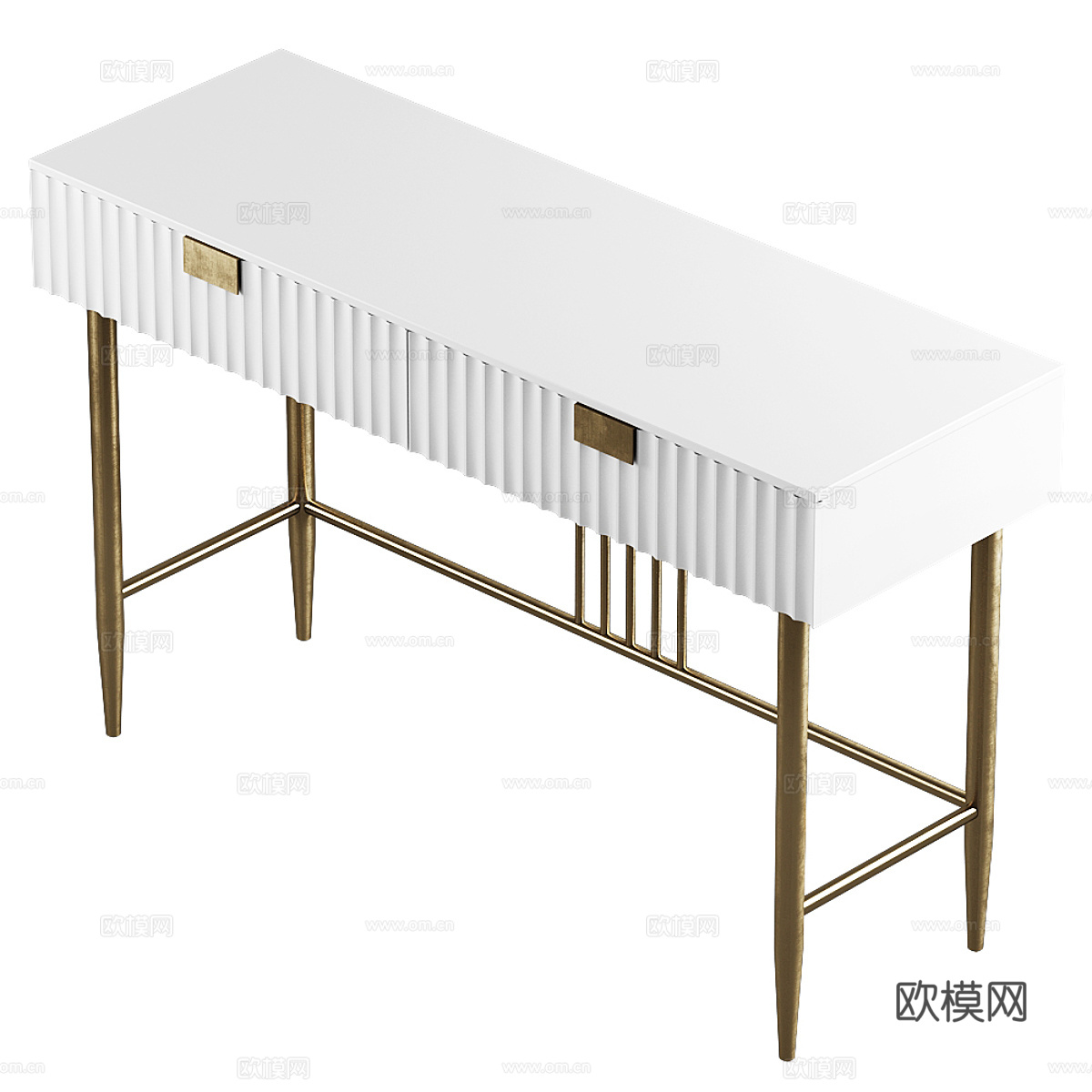 现代轻奢玄关柜 端景台3d模型