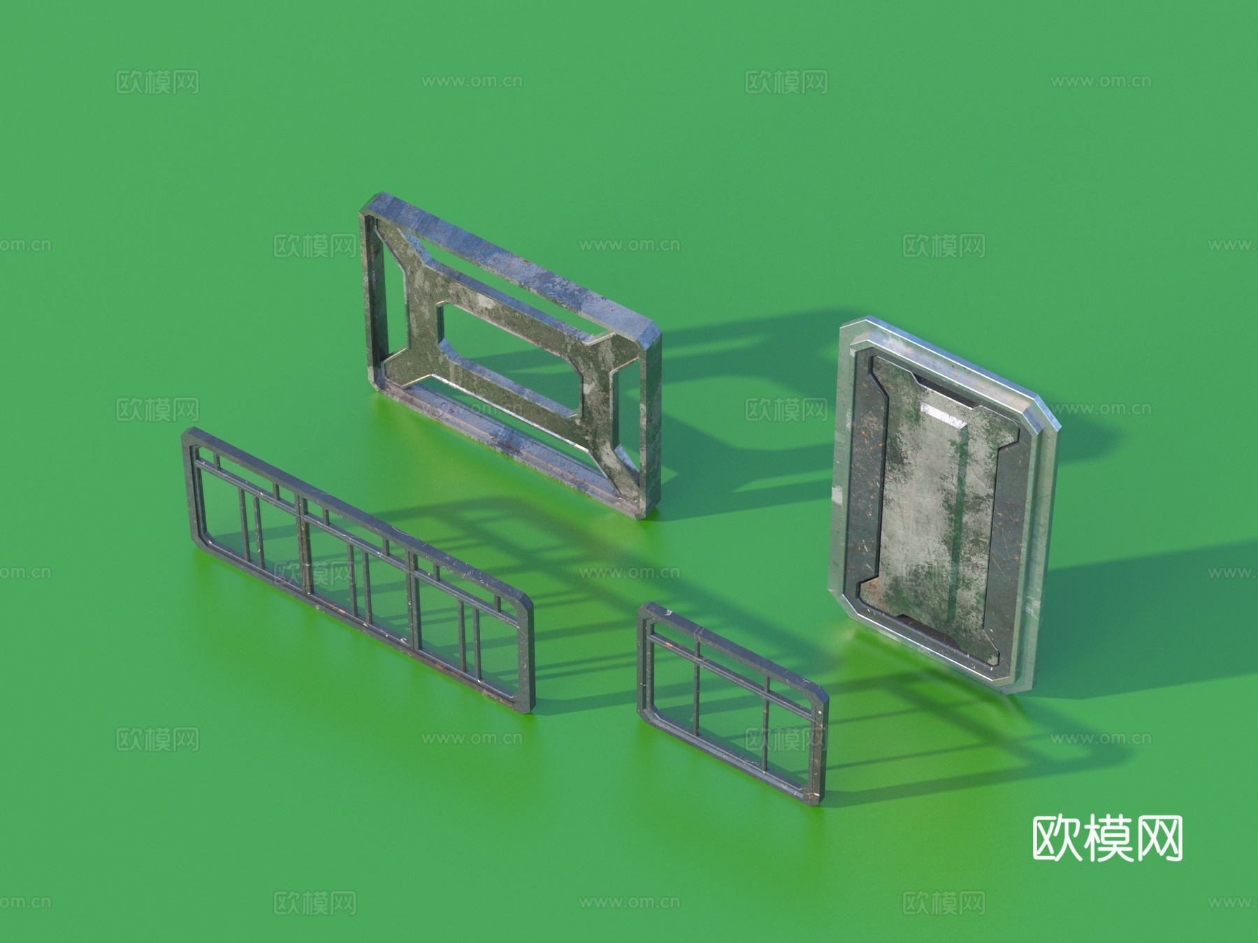 窗 五金件 构件3d模型