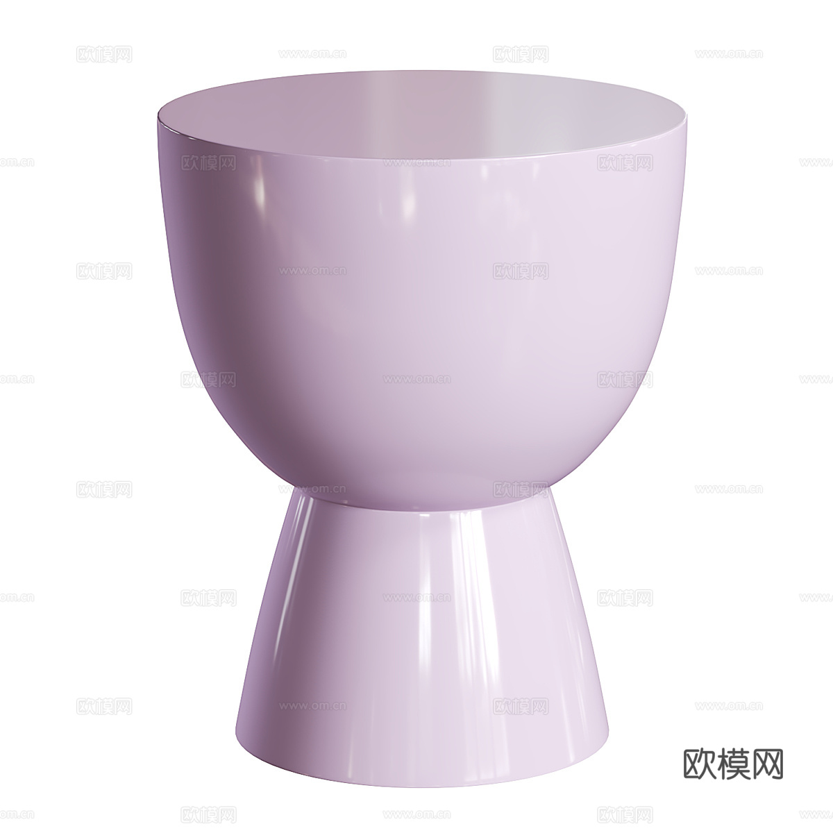 现代极简奶油风 Tam 凳子3d模型