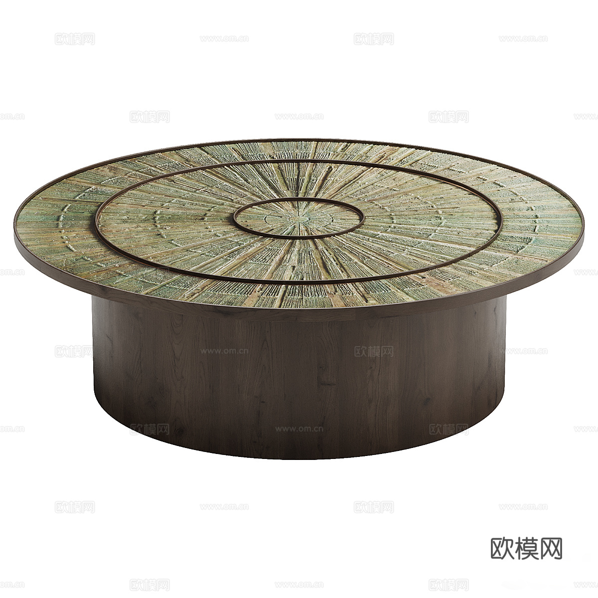 新中式轻奢 Starburst 圆茶几3d模型