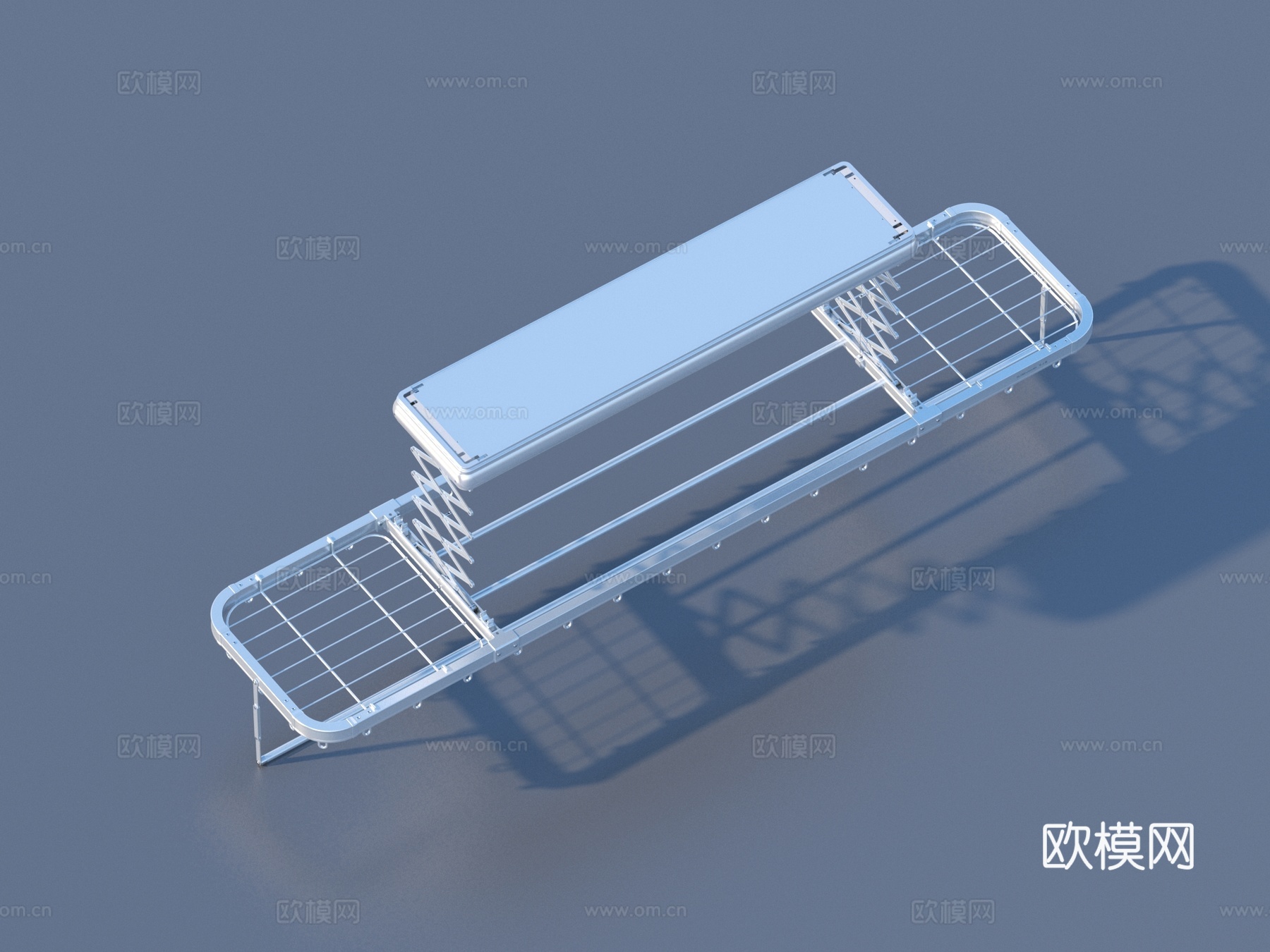晾衣架 隐形晾衣架 电动晾衣架3d模型