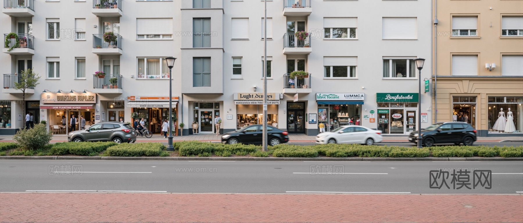 街道外景贴图
