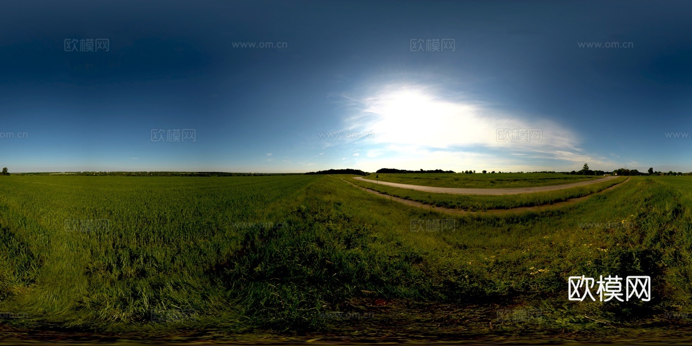 户外 天空 草原 HDR