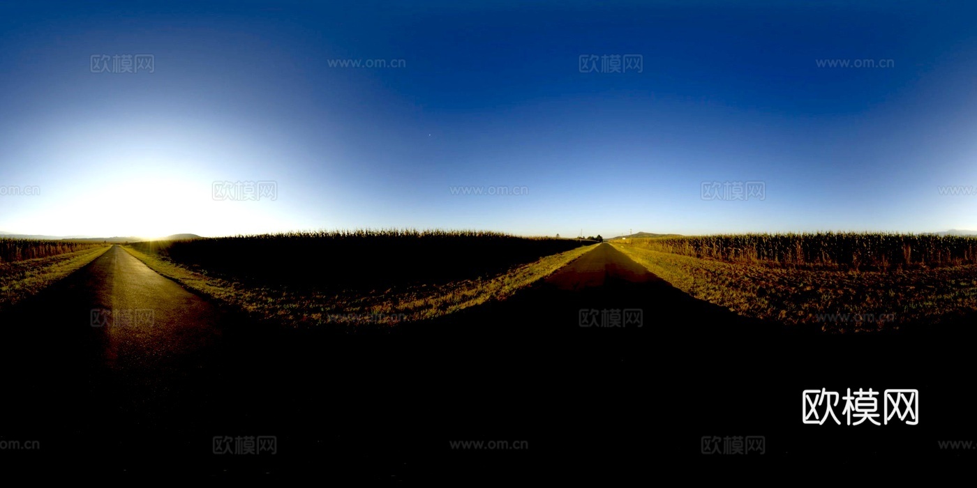 户外 郊区 马路 公路HDR