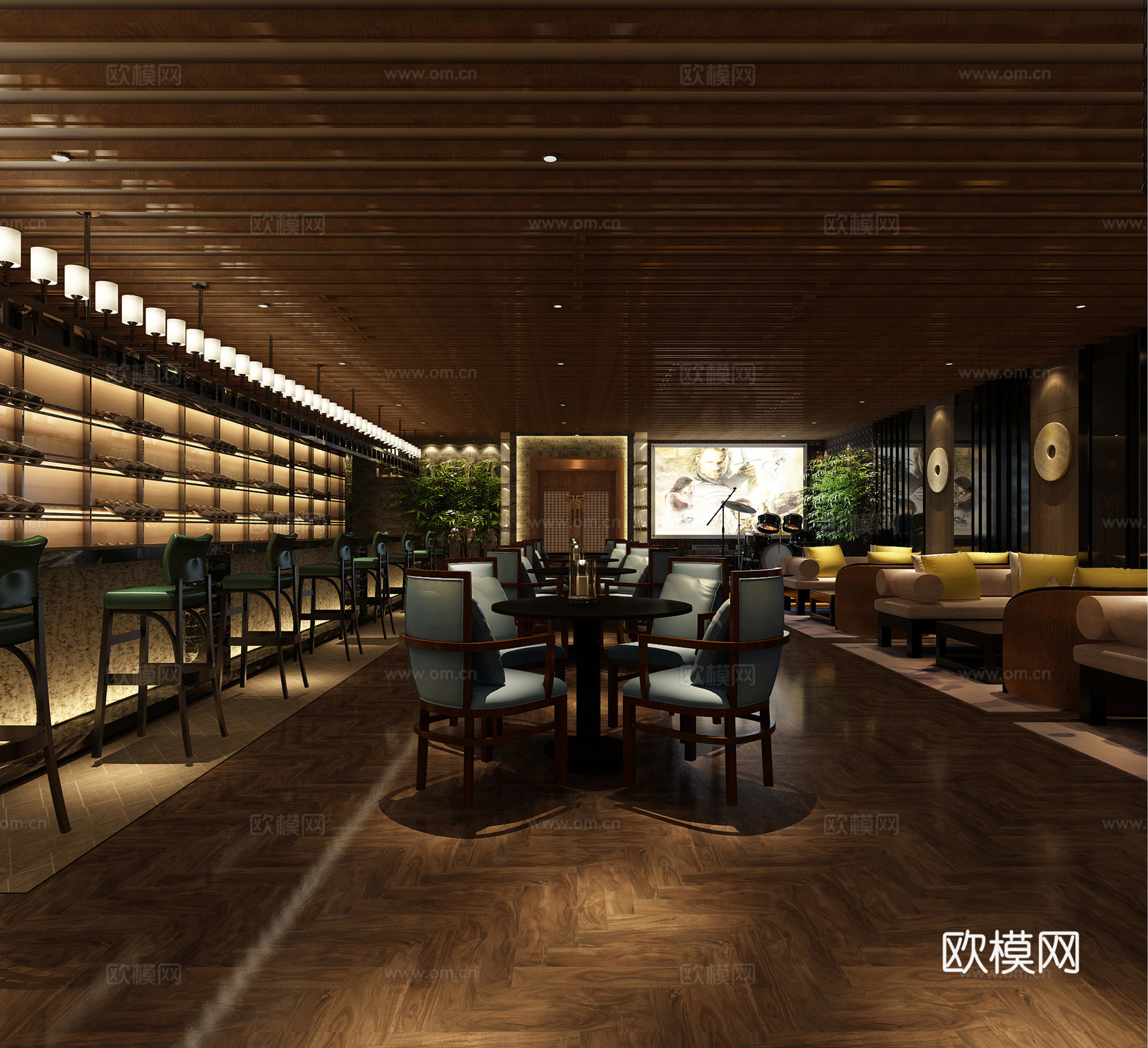 酒吧3d模型