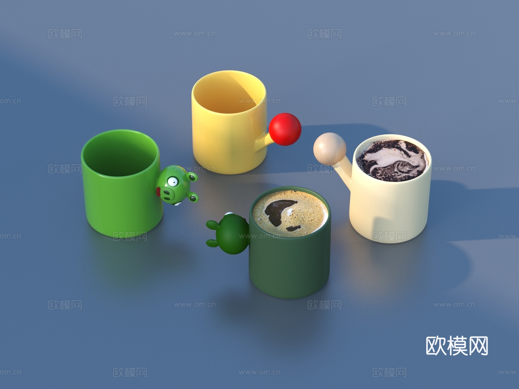 杯子 咖啡 咖啡杯3d模型
