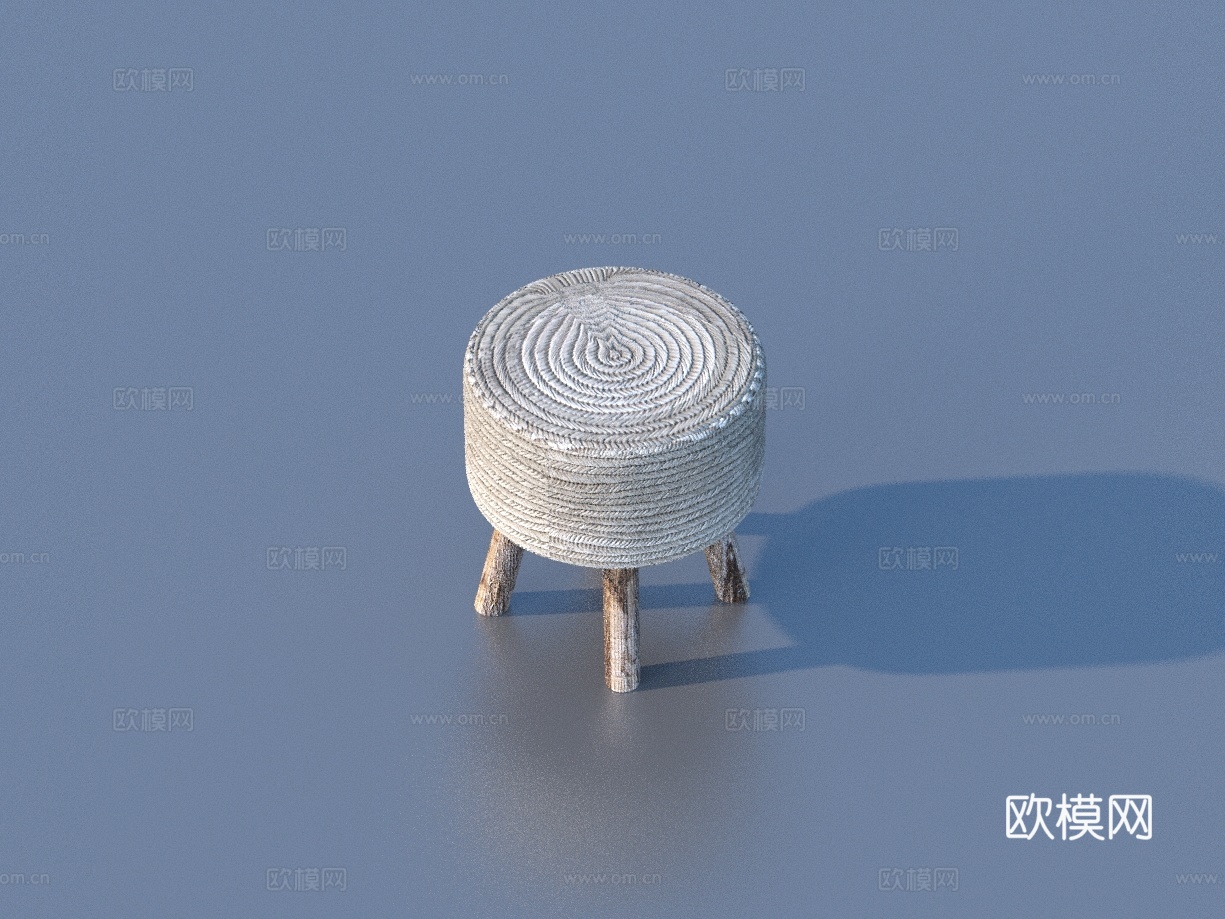凳子 木凳 家具 小品3d模型