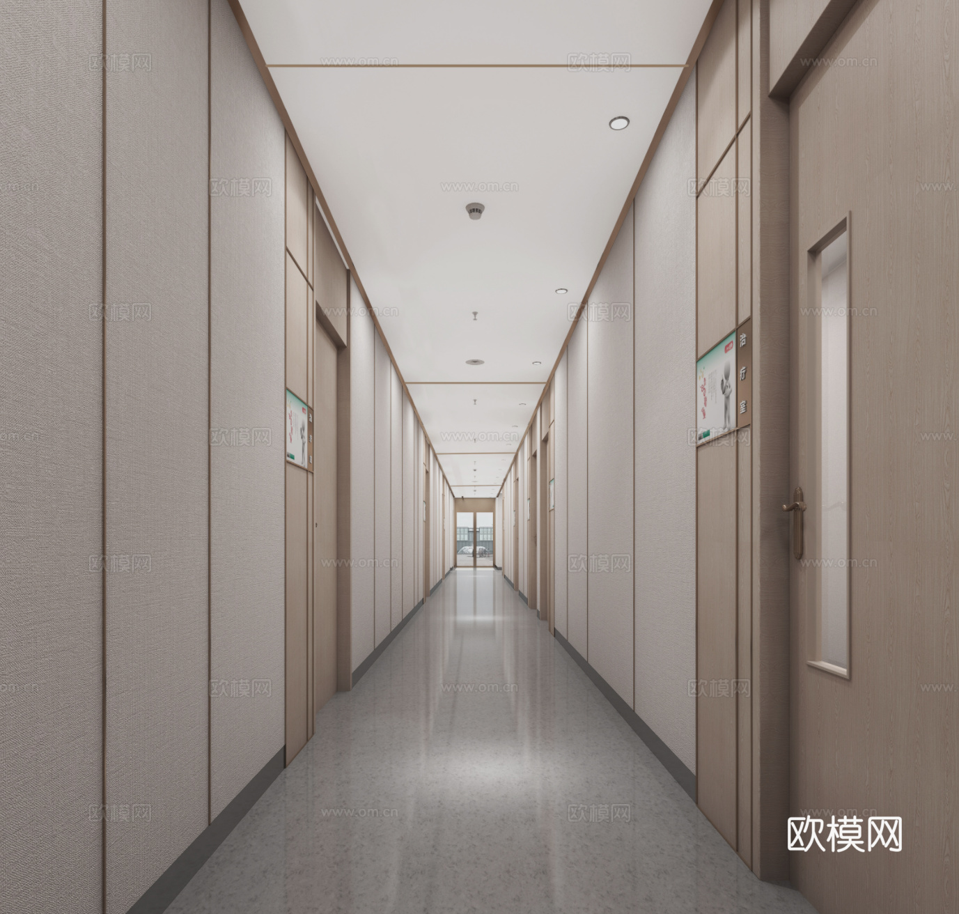 深圳恒生医院门诊科室｜施工图｜效果图｜机电图cad施工图