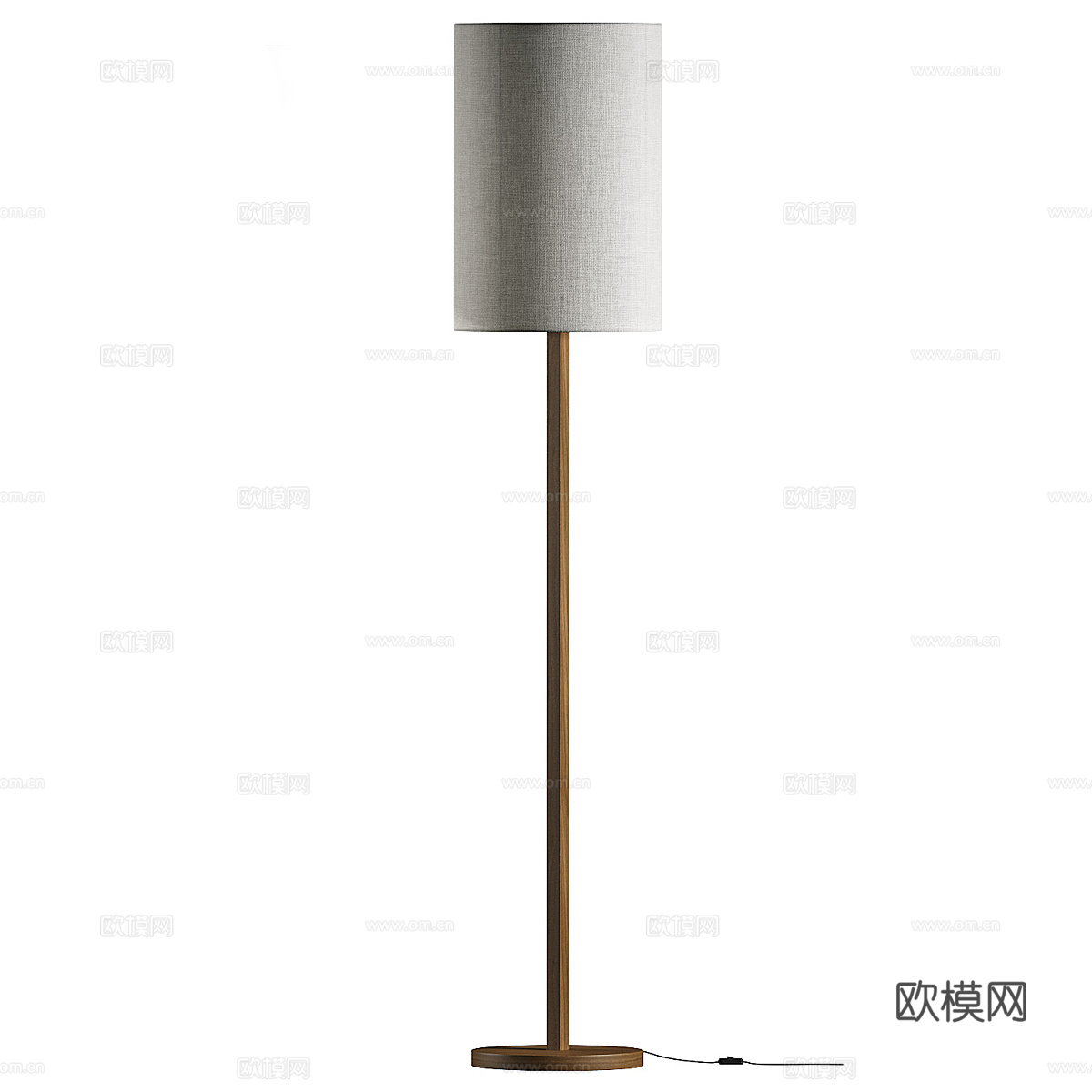 落地灯3d模型下载（渲染图2）