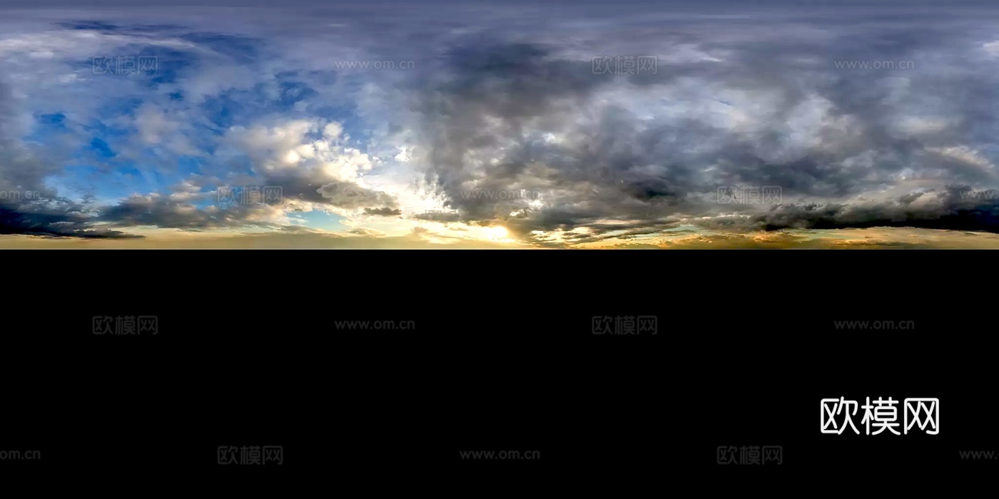 晴天天空HDR