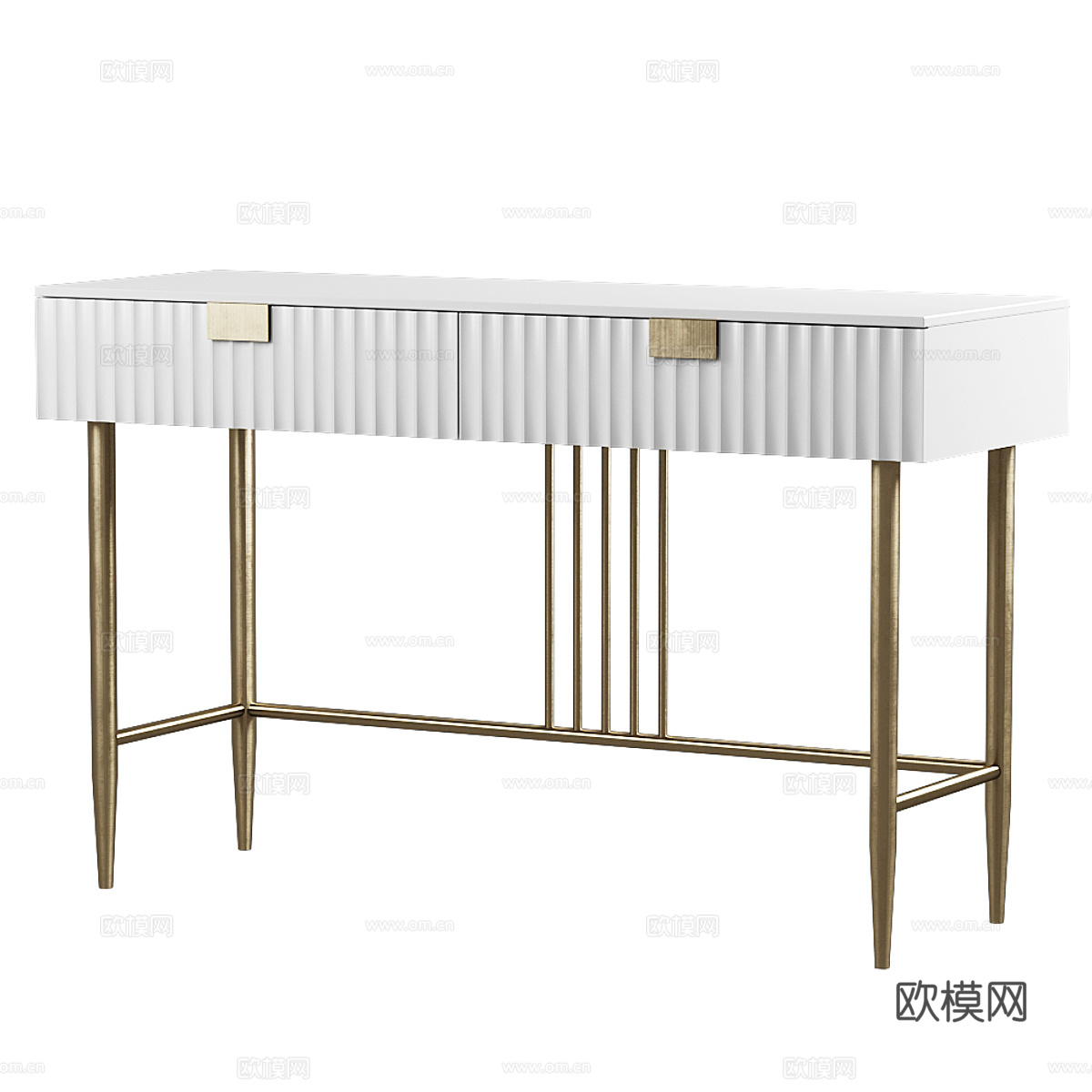 现代轻奢玄关柜 端景台3d模型