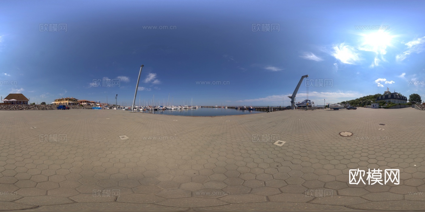 城市 港口 街景 海边HDR