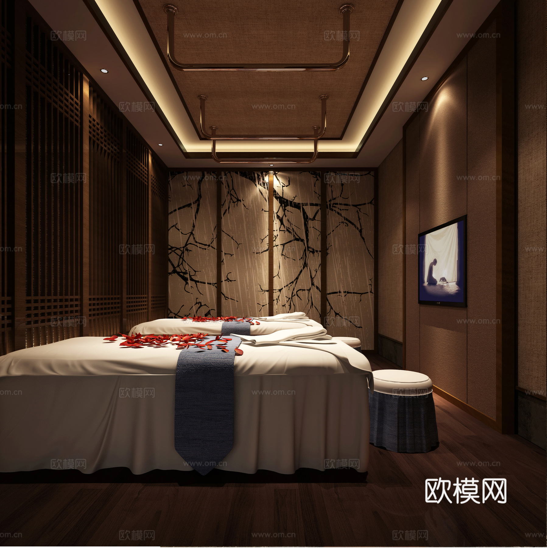 松骨3d模型