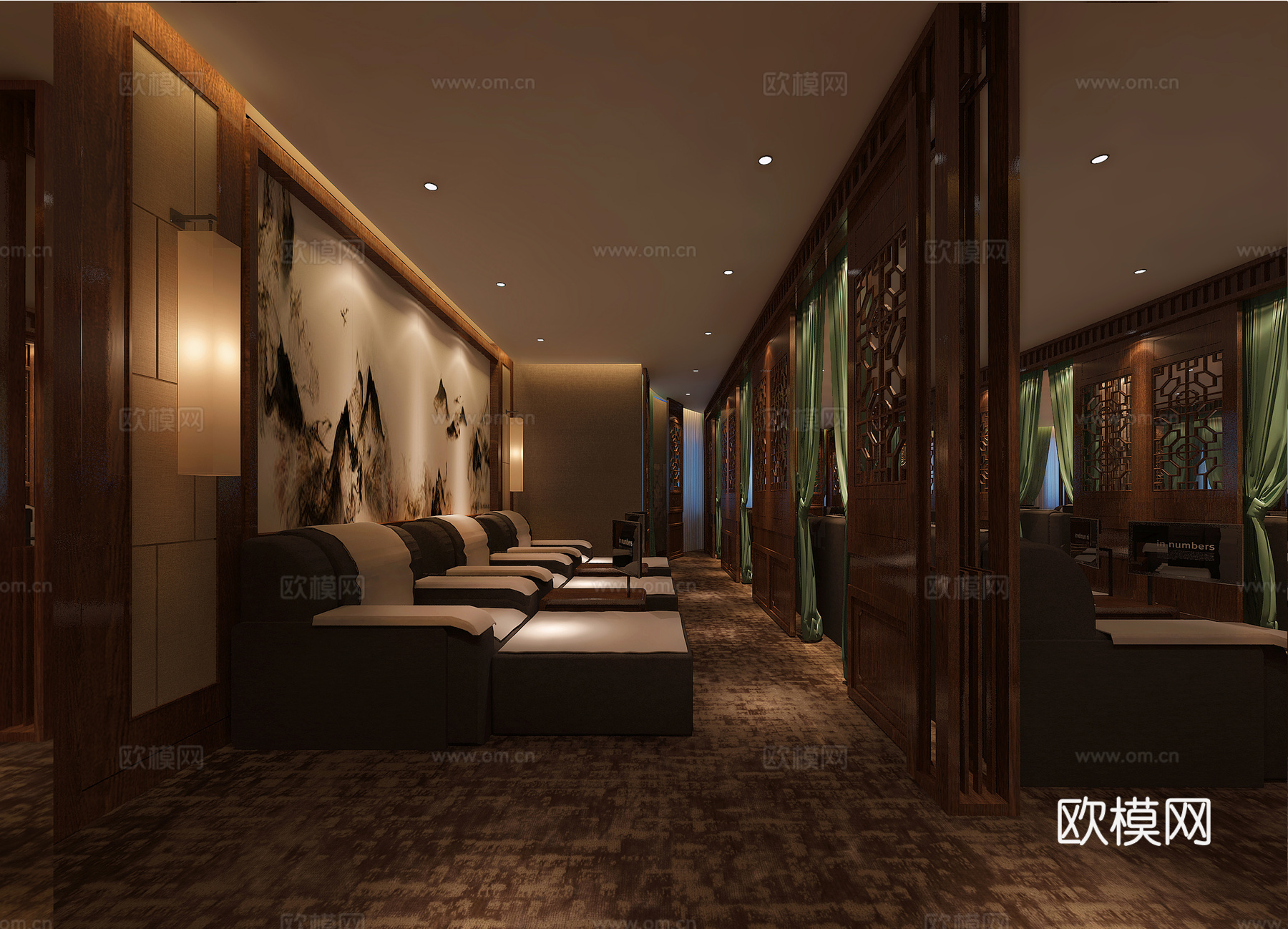 休息区3d模型