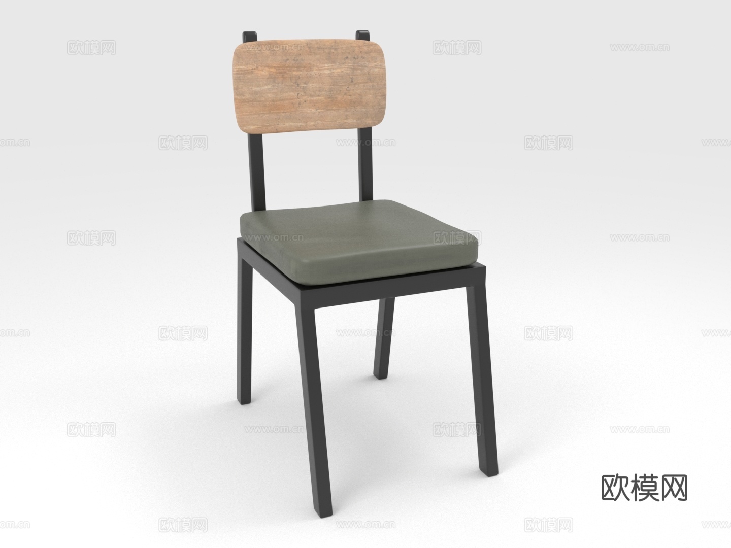 餐椅 靠背椅 椅子 座椅3d模型