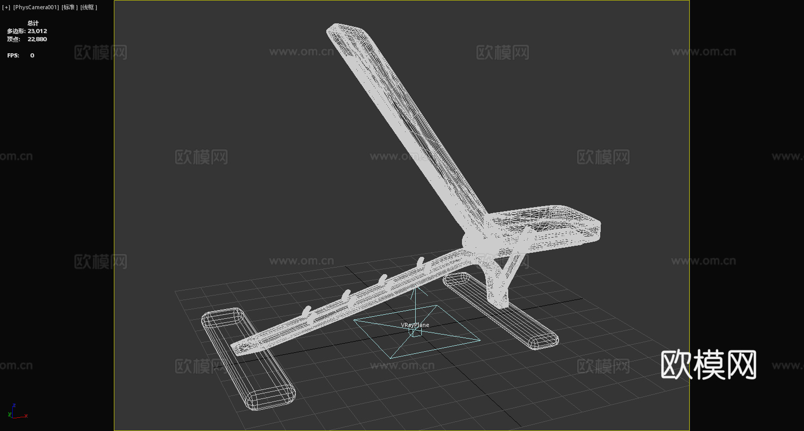 举重凳 训练凳 健身凳 可调节凳3d模型