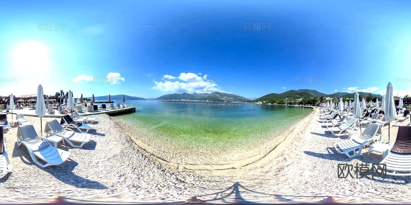 户外 海边 沙滩 HDR