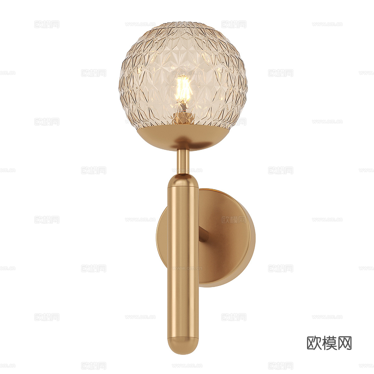 现代简约轻奢壁灯 壁灯 简约轻奢壁灯 装饰壁灯 球形壁灯3d模型