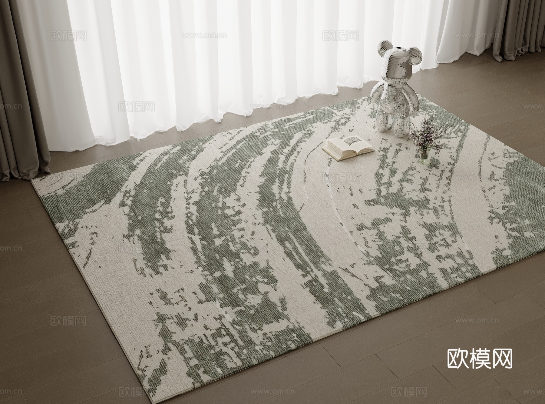 现代地毯 几何地毯 高质量地毯 地毯3d模型