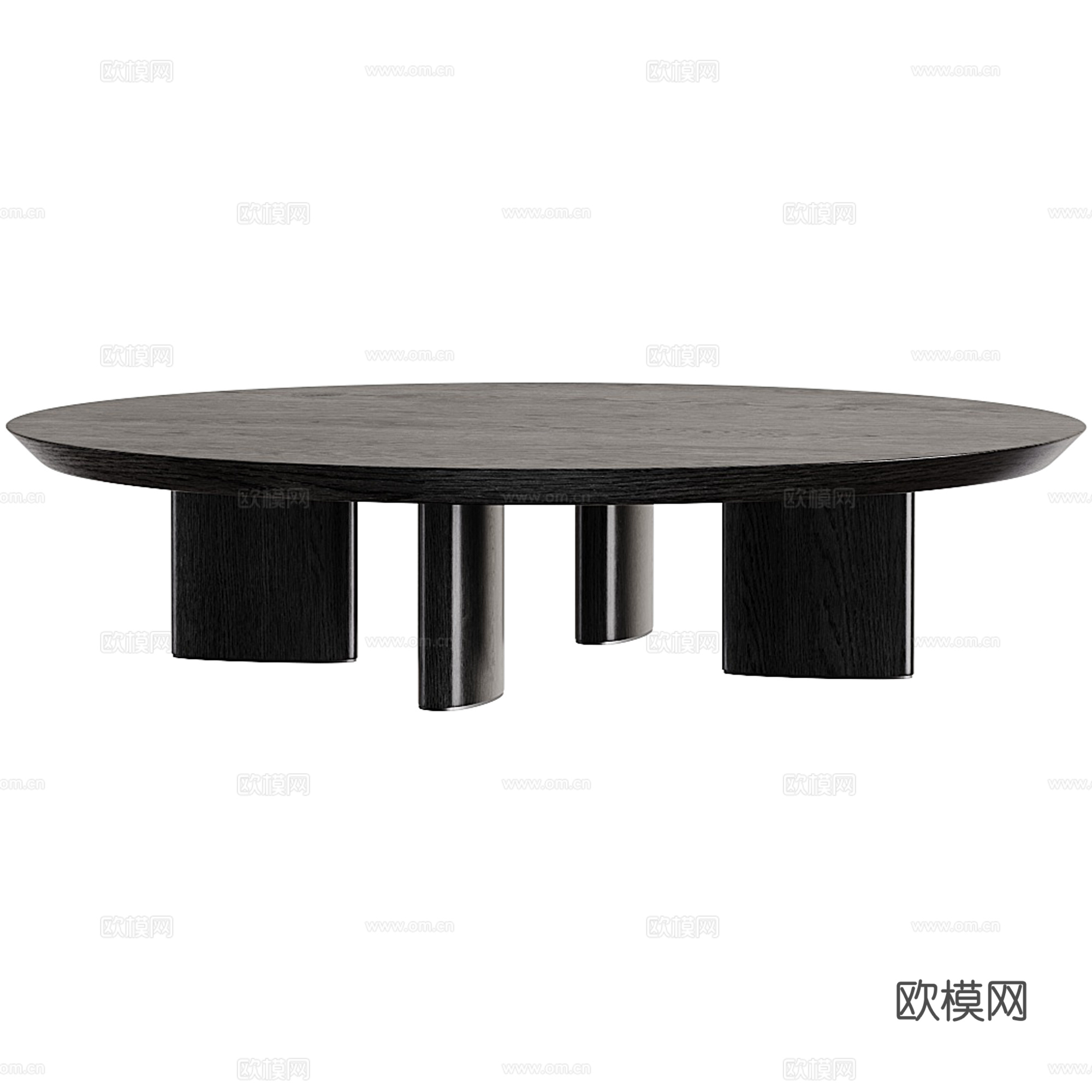 Anish wood coffee table by min3d模型