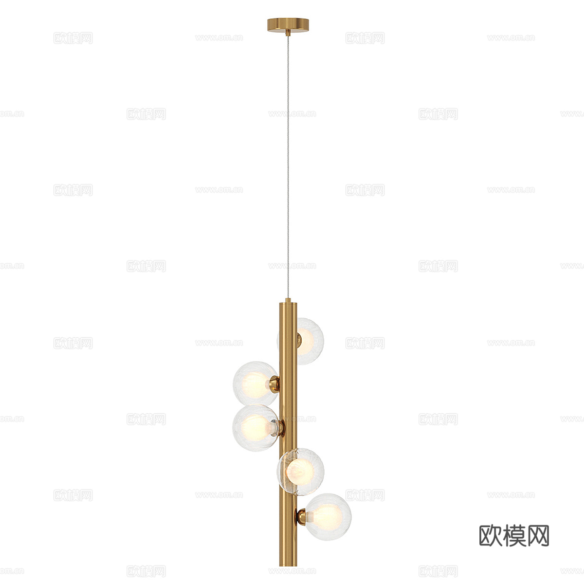 现代简约轻奢吊灯 吊灯 简约吊灯 客厅吊灯 轻奢吊灯 灯3d模型